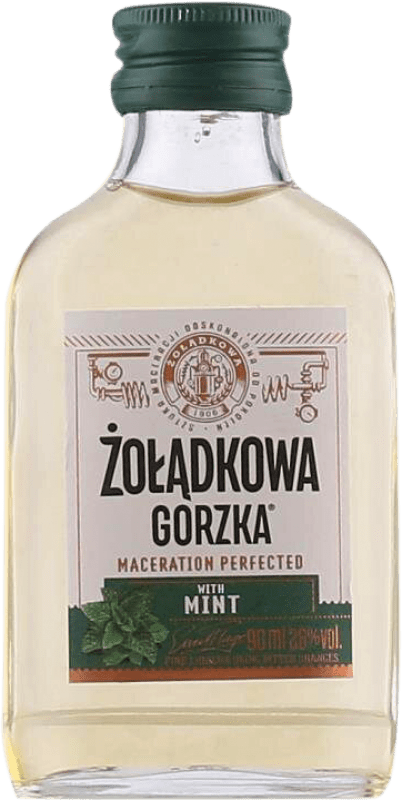 5,95 € 免费送货 | 草本利口酒 Zoladkowa Gorzka 波兰 小瓶装 10 cl Mint — 薄荷