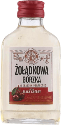 3,95 € Бесплатная доставка | Ликеры Zoladkowa Black Cherry Польша миниатюрная бутылка 10 cl