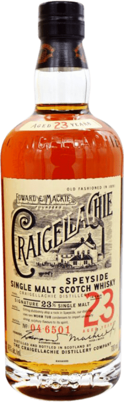 373,95 € Envio grátis | Whisky Single Malt Craigellachie Malt Reino Unido 23 Anos 70 cl