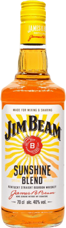 21,95 € Free Shipping | Bourbon Whisky Jim Beam Sunshine Blend United States Bottle 70 cl