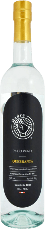 31,95 € Бесплатная доставка | Pisco 1615 Madre Puro Quebranta Перу бутылка 70 cl