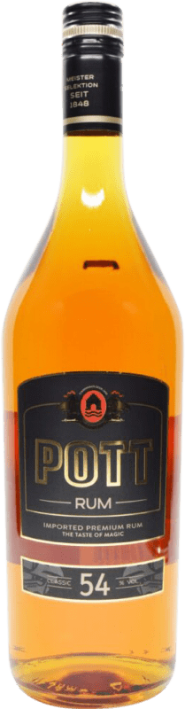 22,95 € Envío gratis | Ron Pott 54º Classic — Clásico Alemania 1 L