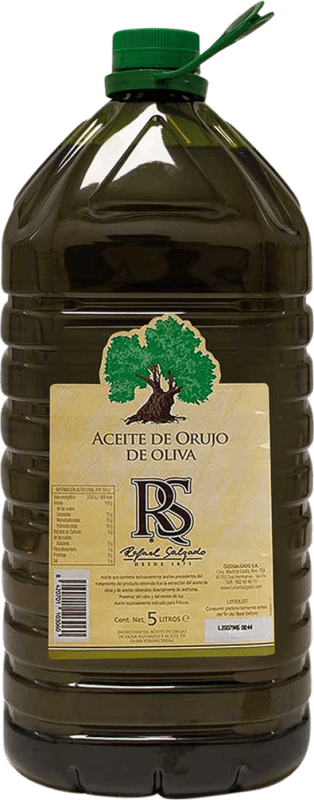 43,95 € Бесплатная доставка | Растительное масло Oleosalgado Orujo de Oliva Испания Графин 5 L