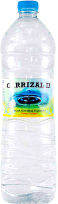 6,95 € Envio grátis | Caixa de 12 unidades Água Zerep Carrizal II Mineral Natural Espanha Garrafa Especial 1,5 L PET