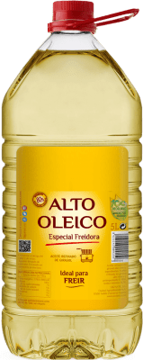 18,95 € 免费送货 | 食用油 Marca Blanca. Girasol Alto Oleico Especial Freidora 西班牙 玻璃瓶 5 L