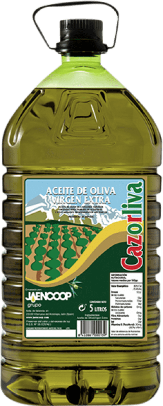 36,95 € Envoi gratuit | Huile d'Olive Jaencoop Cazorliva HOVE Vierge Extra Espagne Jerrican 5 L