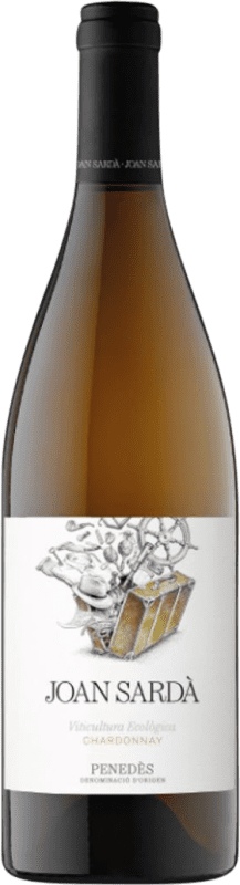10,95 € Spedizione Gratuita | Vino bianco Joan Sarda Eco Spagna Chardonnay Bottiglia 75 cl