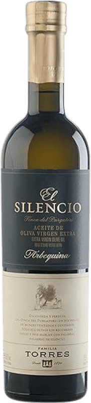 9,95 € Spedizione Gratuita | Olio d'Oliva El Silencio EVO Extra Vergine Spagna Arbequina Bottiglietta 25 cl