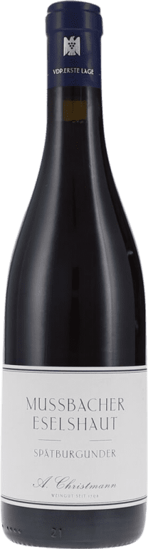 66,95 € Бесплатная доставка | Красное вино A. Christmann Mussbacher Eselshaut Trocken — Сухое VDP Erste Lage — 1er Premier Cru Q.b.A. Pfälz Пфальце Германия Pinot Noir — Пино Нуар 75 cl