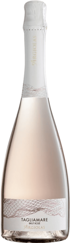 24,95 € 免费送货 | 玫瑰气泡酒 Argiolas Tagliamare I.G.T. Sardegna 撒丁岛 意大利 Monica 瓶子 75 cl