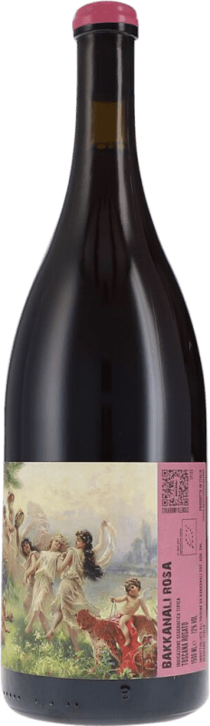 98,95 € Spedizione Gratuita | Vino rosato Bakkanali Rosa Secco I.G.T. Toscana Toscana Italia Sangiovese Bottiglia Magnum 1,5 L