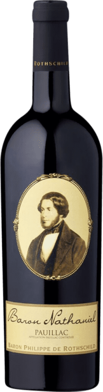 51,95 € Бесплатная доставка | Красное вино Philippe de Rothschild Baron Nathaniel Seco — Сухое A.O.C. Pommard Бургундия Франция Merlot — Мерло 75 cl