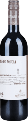 8,95 € 免费送货 | 红酒 Barone Montalto Montalto 干 D.O.C. Sicilia 西西里岛 意大利 Nero d'Avola 瓶子 75 cl