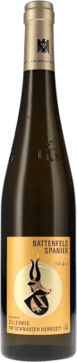 116,95 € Envío gratis | Vino blanco Battenfeld Spanier Zellerweg am Schwarzen Herrgott Seco V.D.P. Grosses Gewächs GG Rheinhessen Alemania Riesling Botella 75 cl