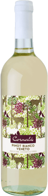 6,95 € Envío gratis | Vino Blanco Bennati Cornalé Seco I.G.T. Veneto Veneto Italia Pinot Blanco 75 cl