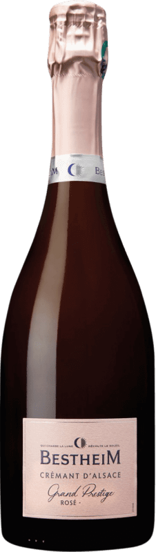 39,95 € Kostenloser Versand | Rosé Sekt Bestheim Grand Prestige Rosé Brut A.O.C. Crémant d'Alsace Elsass Frankreich Spätburgunder Flasche 75 cl
