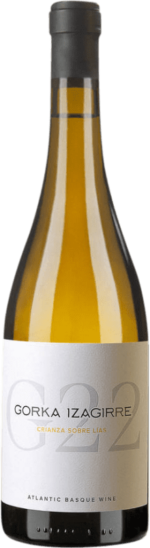 23,95 € Free Shipping | White wine Gorka Izagirre G22 Dry D.O. Bizkaiko Txakolina Spain Hondarribi Zerratia Bottle 75 cl