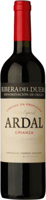 36,95 € 免费送货 | 红葡萄酒 Balbás Ardal Seco — 干型 Cuvée, 特别 Crianza — 陈酿 D.O. Ribera del Duero 西班牙 Tempranillo — 丹魄, Cabernet Sauvignon — 赤霞珠 75 cl