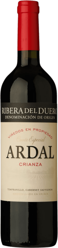 32,95 € Envio grátis | Vinho tinto Balbás Ardal Cuvée Especial Seco Crianza D.O. Ribera del Duero Espanha Tempranillo, Cabernet Sauvignon Garrafa 75 cl