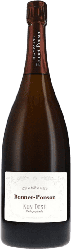 147,95 € Envío gratis | Espumoso blanco Bonnet Ponson Non Dosé Cuvée Perpétuelle Seco A.O.C. Champagne Champagne Francia Pinot Negro, Chardonnay Botella Magnum 1,5 L