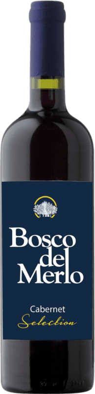 10,95 € Kostenloser Versand | Rotwein Bosco del Merlo Selection Trocken I.G.T. Veneto Venetien Italien Cabernet Sauvignon Flasche 75 cl