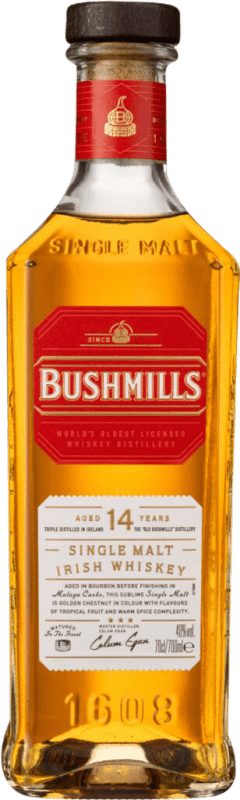 74,95 € Envoi gratuit | Single Malt Whisky Bushmills Irlande 14 Ans Bouteille 70 cl
