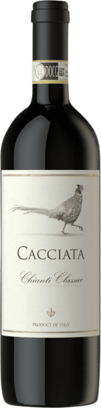 15,95 € Free Shipping | Red wine Cacciata D.O.C.G. Chianti Classico Tuscany Italy Cabernet Sauvignon, Sangiovese Bottle 75 cl