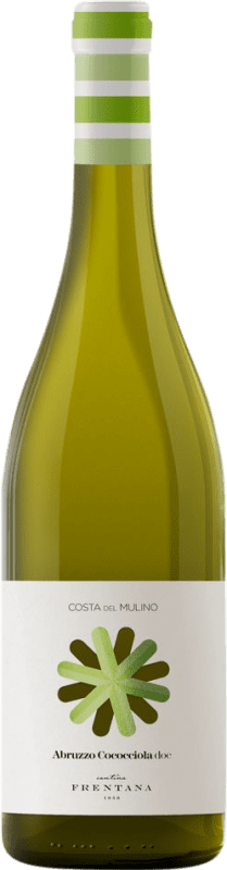 11,95 € Envio grátis | Vinho branco Frentana Costa del Mulino Cococciola D.O.C. Abruzzo Abruzzo Itália Garrafa 75 cl