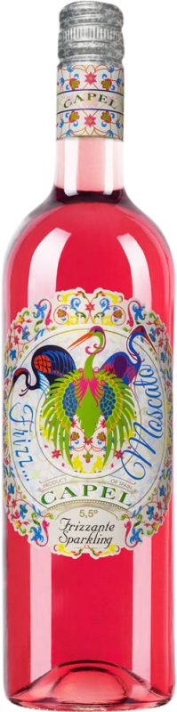 8,95 € Envío gratis | Espumoso rosado Capel Frizzante Rosé Chile Moscatel Botella 75 cl