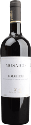 47,95 € Spedizione Gratuita | Vino rosso Casa di Terra Mosaico D.O.C. Bolgheri Italia Merlot Bottiglia 75 cl