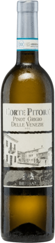 7,95 € Spedizione Gratuita | Vino Bianco Bennati Corte Pitora Seco — Secco I.G.T. Veneto Veneto Italia Pinot Grigio Bottiglia 75 cl