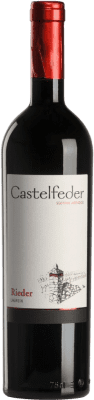 19,95 € Free Shipping | Red wine Castelfeder Rieder Dry D.O.C. Trentino Trentino Italy Lagrein Bottle 75 cl