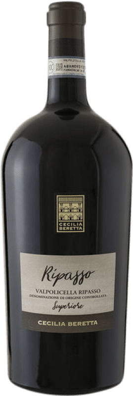 71,95 € Envío gratis | Vino tinto Cecilia Beretta Classico Superiore Seco D.O.C. Valpolicella Ripasso Veneto Italia Corvina, Rondinella, Corvinone, Negrara Botella Magnum 1,5 L
