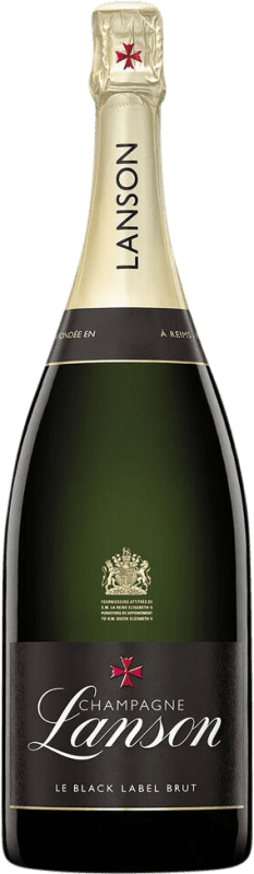 576,95 € Spedizione Gratuita | Vino Bianco Lanson Brut Black — Nero A.O.C. Champagne champagne Francia Pinot Nero, Chardonnay, Pinot Meunier Bottiglia Imperiale-Mathusalem 6 L