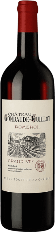 98,95 € Spedizione Gratuita | Vino rosso Château Gombaude Guillot Secco A.O.C. Bordeaux bordò Francia Merlot, Cabernet Franc Bottiglia 75 cl