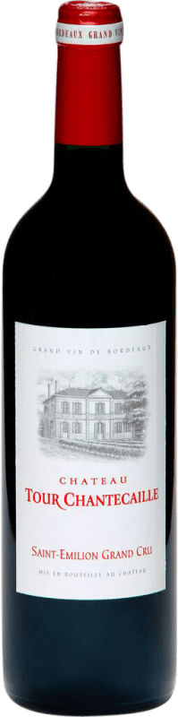 33,95 € Envío gratis | Vino Tinto Château Tour Chantecaille Supérieur — Superior A.O.C. Bordeaux Burdeos Francia Botella 75 cl