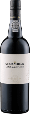 108,95 € Envio grátis | Vinho doce Churchill's Vintage I.G. Porto Douro Portugal Touriga Franca, Touriga Nacional, Tinta Roriz, Tinta Cão, Tinta Barroca Garrafa 75 cl