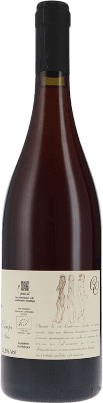 29,95 € Envoi gratuit | Vin Mousseux Rosé Cinque Campi Fuorleggero Seco — Sec Frizzante — Pétillant I.G.T. Emilia Romagna Émilie-Romagne Italie Lambrusco 75 cl