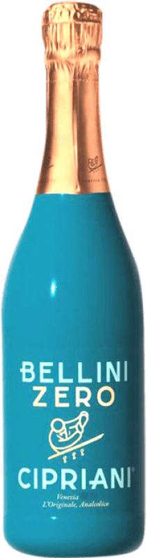 19,95 € 免费送货 | 白起泡酒 Cipriani. Bellini Zero 干 I.G.T. Veneto 威尼托 意大利 瓶子 75 cl 不含酒精