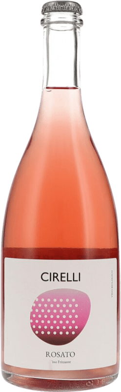 19,95 € Free Shipping | Rosé sparkling Cirelli Frizzante Rosato Dry D.O.C. Abruzzo Abruzzo Italy Bottle 75 cl