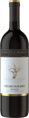 9,95 € Spedizione Gratuita | Vino Rosso Contessa Marina Castellani I.G.T. Puglia Puglia Italia Negroamaro 75 cl