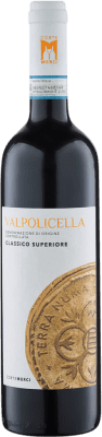 16,95 € Envío gratis | Vino tinto Corte Merci Terra Numa Superiore Seco D.O.C. Valpolicella Veneto Italia Corvina, Rondinella, Corvinone Botella 75 cl