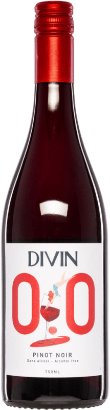 14,95 € Kostenloser Versand | Rotwein Divin NoLow Semiseco — Halbtrocken I.G.P. Val de Loire Loire Frankreich Pinot Noir — Spätburgunder Flasche 75 cl 0.0 Null Null Alkoholfrei