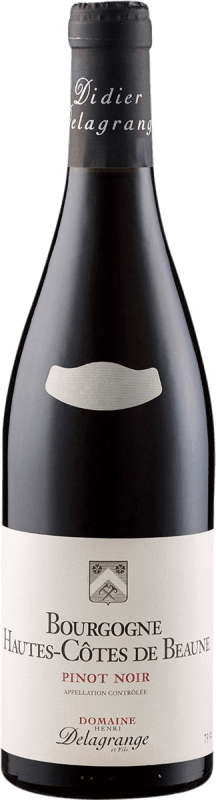 36,95 € Envío gratis | Vino tinto Henri Delagrange Seco A.O.C. Bourgogne Hautes-Côtes de Beaune Borgoña Francia Pinot Negro Botella 75 cl