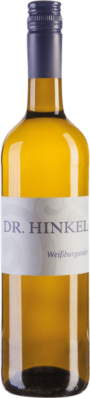 7,95 € Spedizione Gratuita | Vino bianco Dr. Hinkel Framersheimer Kreuzweg Semisecco Semidolce Q.b.A. Rheinhessen Rheinhessen Germania Pinot Bianco Bottiglia 75 cl