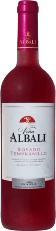 4,95 € Kostenloser Versand | Rosé-Wein Félix Solís Viña Albali Rosado Trocken D.O. Valdepeñas Spanien Tempranillo Flasche 75 cl