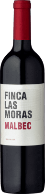 6,95 € Envío gratis | Vino Tinto Finca Las Moras Seco I.G. San Juan San Juan Argentina Malbec 75 cl