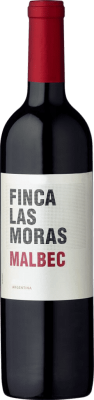 8,95 € Kostenloser Versand | Rotwein Finca Las Moras I.G. San Juan San Juan Argentinien Malbec Flasche 75 cl