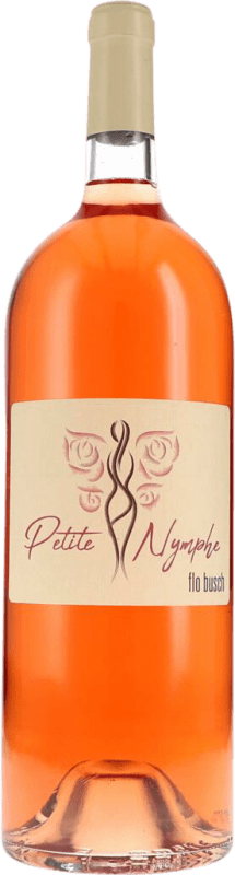 45,95 € Envío gratis | Vino rosado Flo Busch Petite Nymphe Seco A.O.C. Languedoc Languedoc Francia Garnacha, Cariñena Botella Magnum 1,5 L