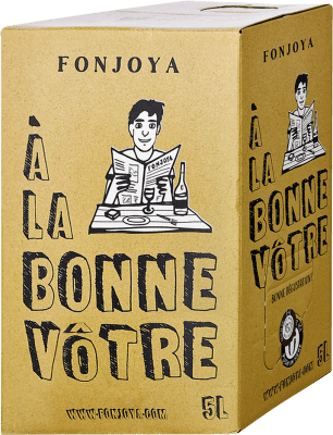 45,95 € Envio grátis | Vinho Rosé Fonjoya Delta. À la Bonne Vôtre Seco Rosé França Garnacha — Grenache, Cariñena — Carignan, Mourvèdre Bag in Box 5 L